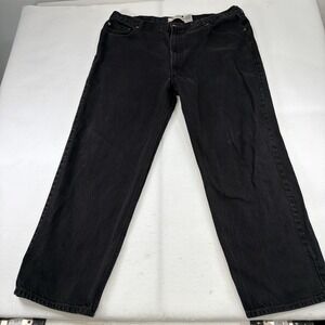 Levi's 550 Men's Black Jeans Relaxed Fit, Straight Leg Sz Tag- 44x32, 42x29 Meas